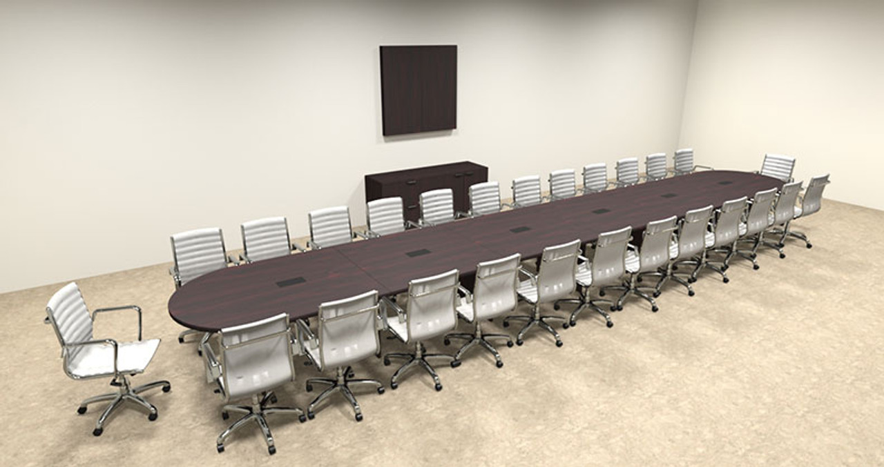 Modern Racetrack 26' Feet Conference Table, #OF-CON-C43