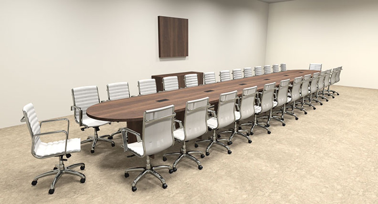 Modern Racetrack 28' Feet Conference Table, #OF-CON-C49