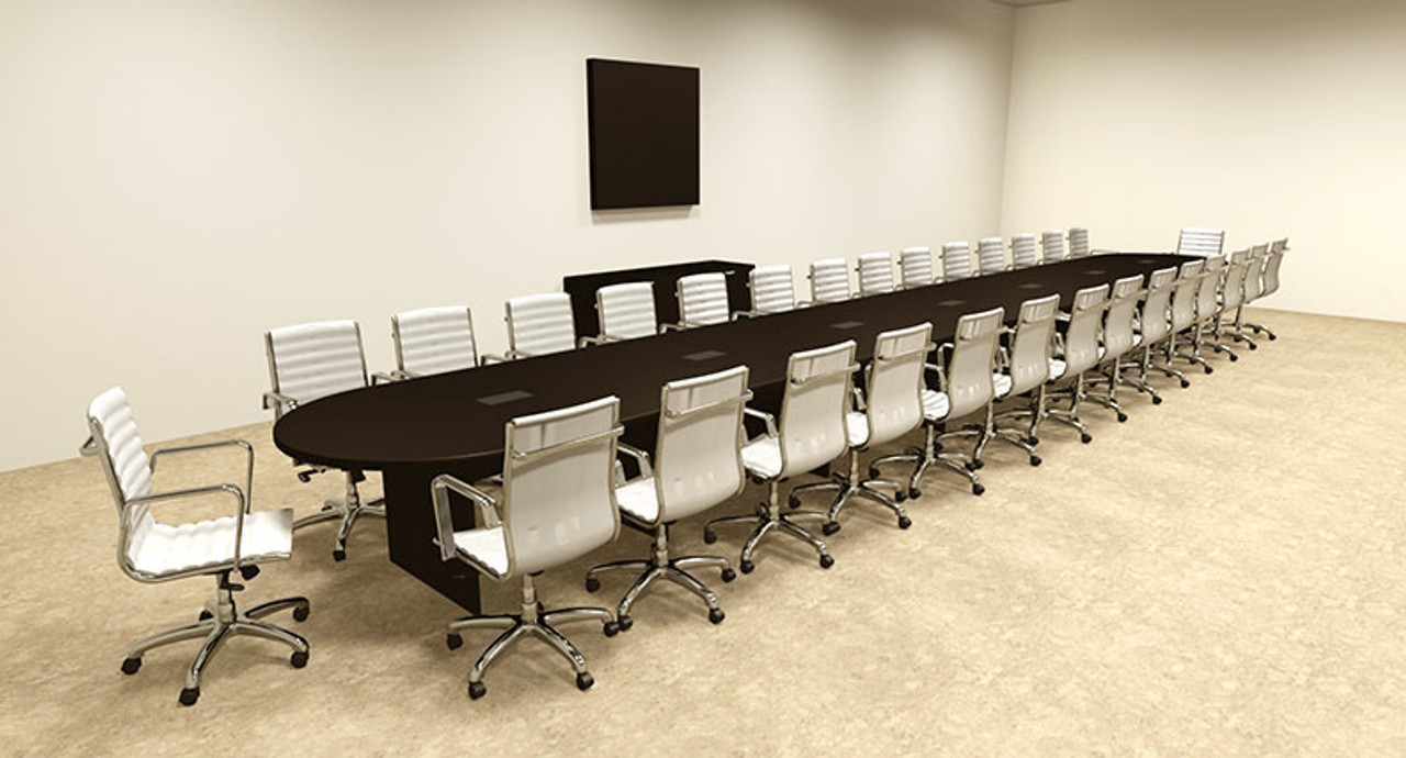 Modern Racetrack 30' Feet Conference Table, #OF-CON-C55