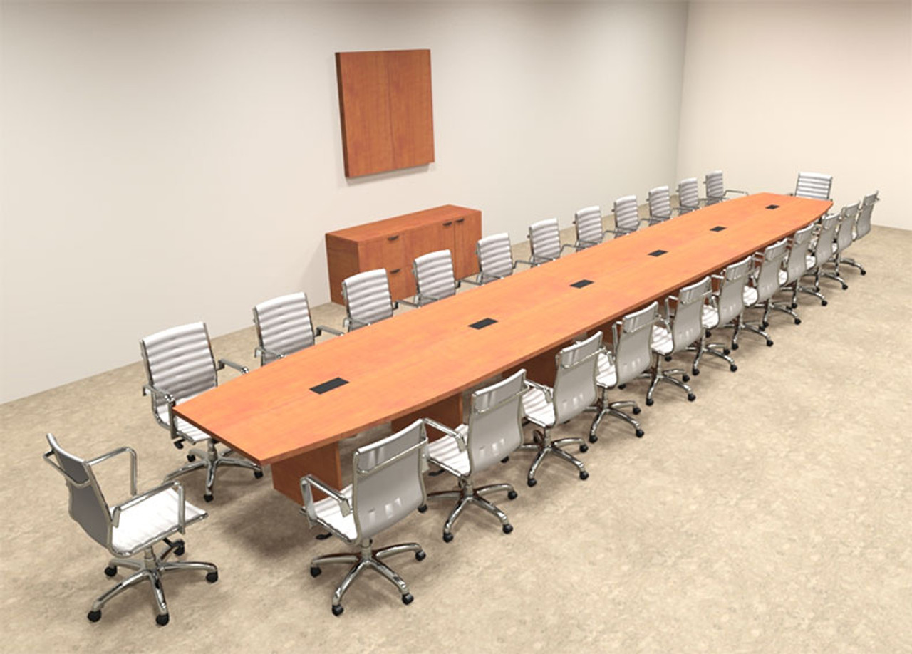 Modern Boat Shapedd 26' Feet Conference Table, #OF-CON-C96