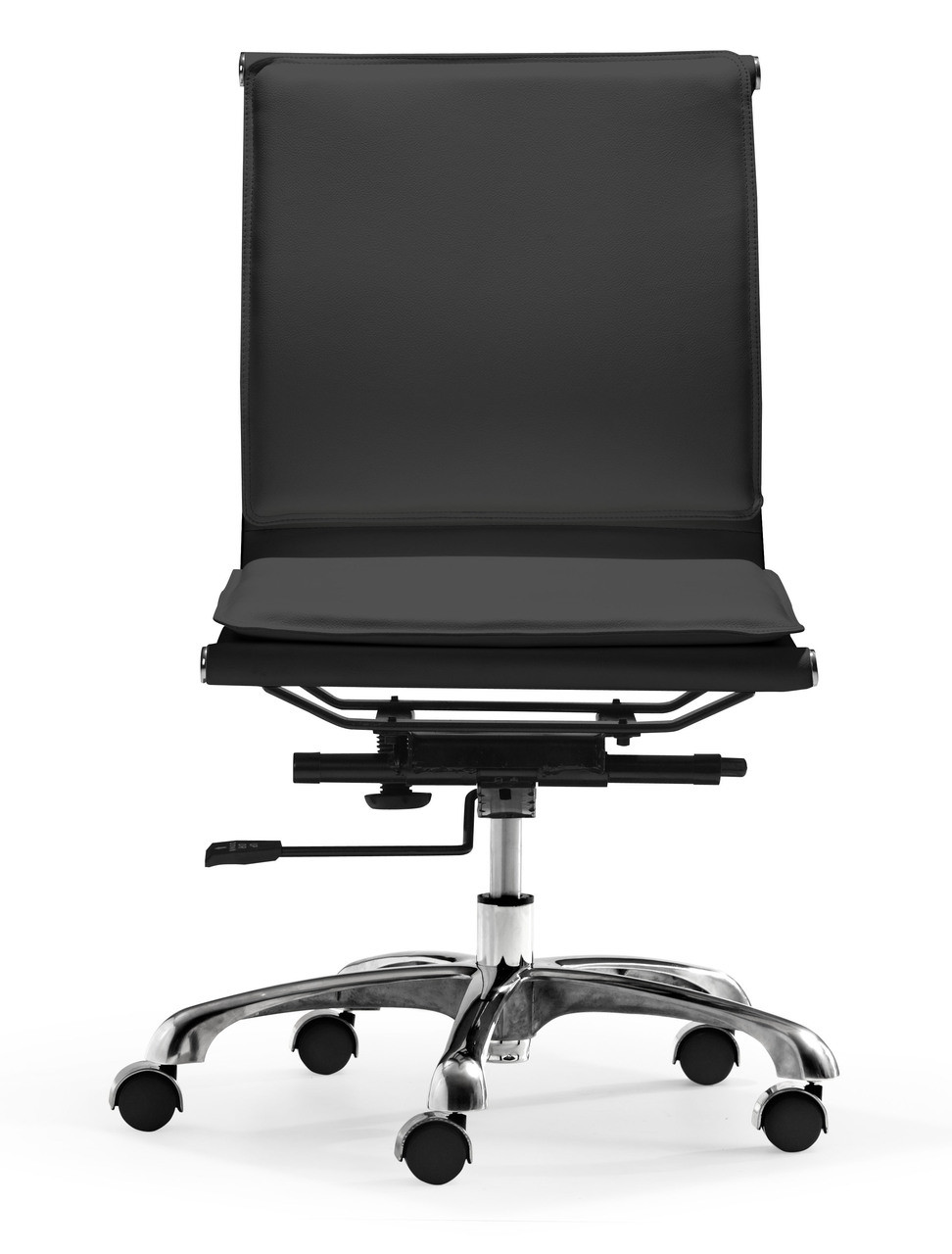 Lider Plus Armless Office Chair Black, ZO-215218