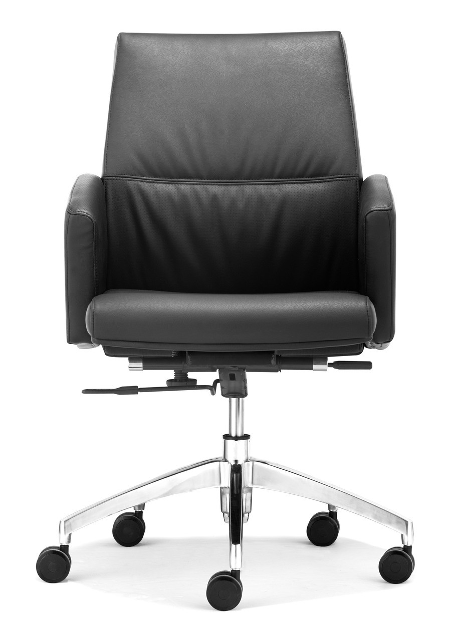 Chieftain Low Back Office Chair Black, ZO-206085