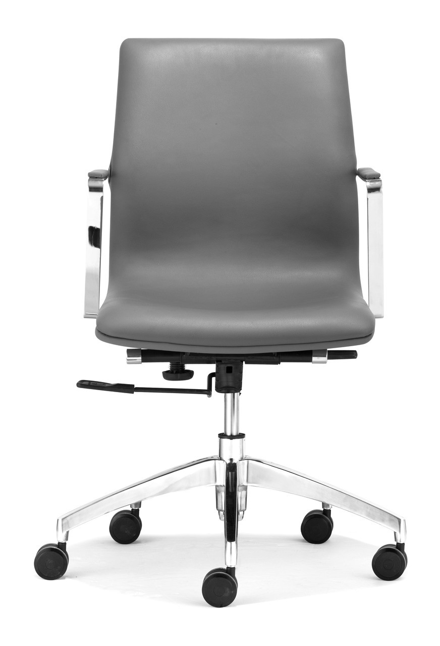 Herald Low Back Office Chair Gray, ZO-206152