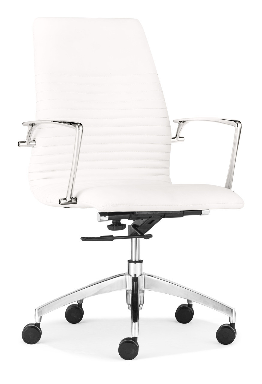 Lion Low Back Office Chair White, ZO-206171