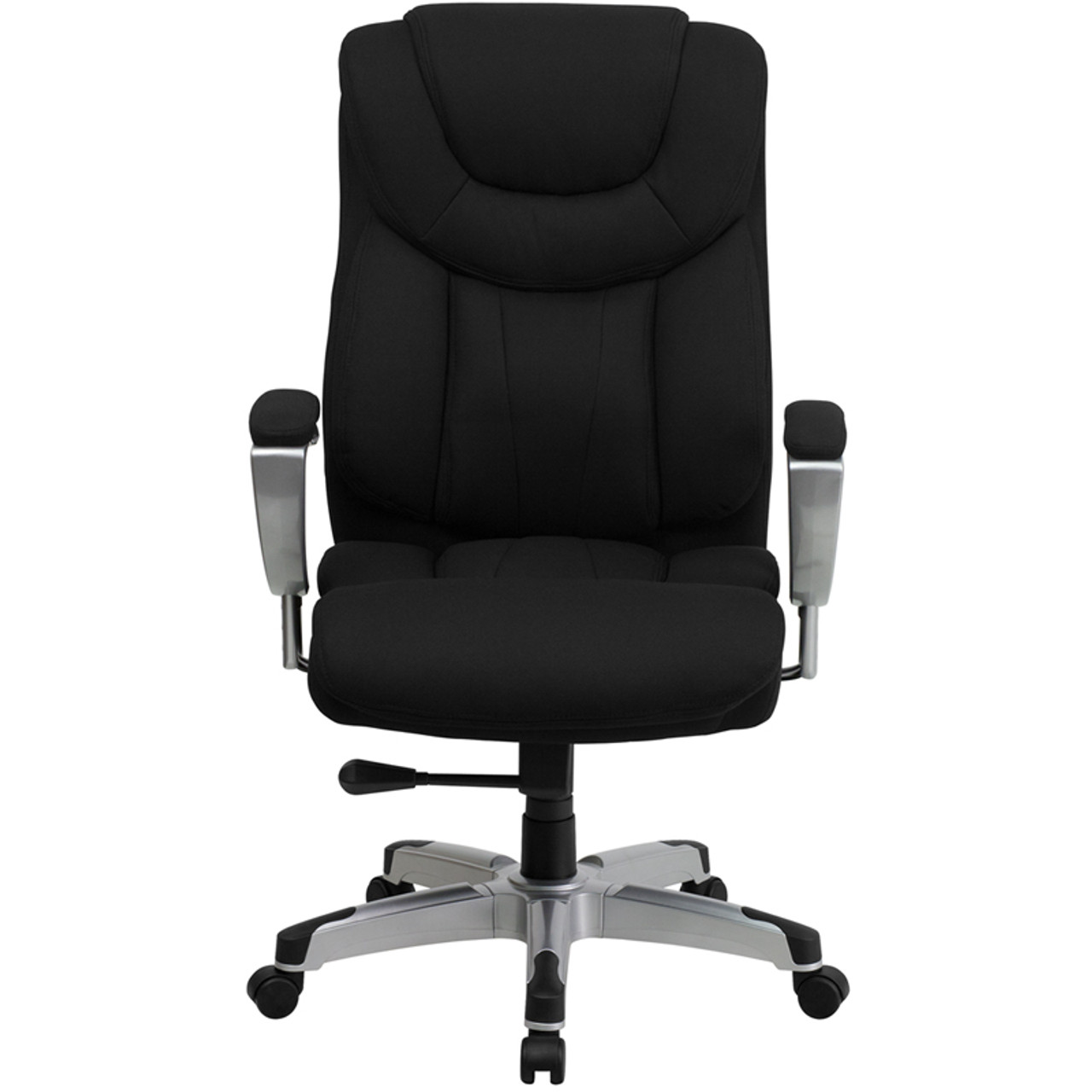 Big & Tall 400 lb. Capacity Big & Tall Black Fabric Office Chair with Arms , #FF-0291-14