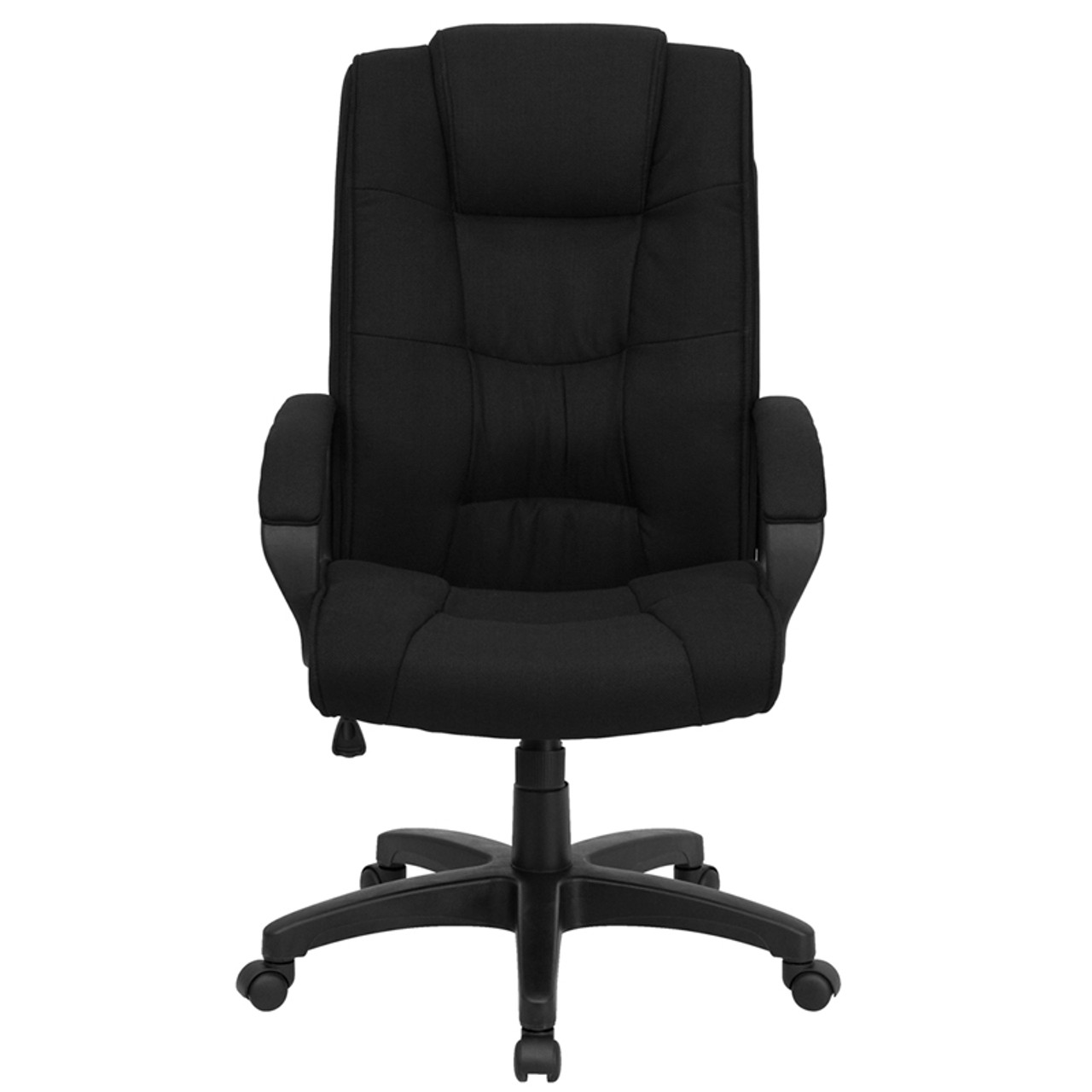 High Back Black Fabric Executive Office Chair , #FF-0280-14