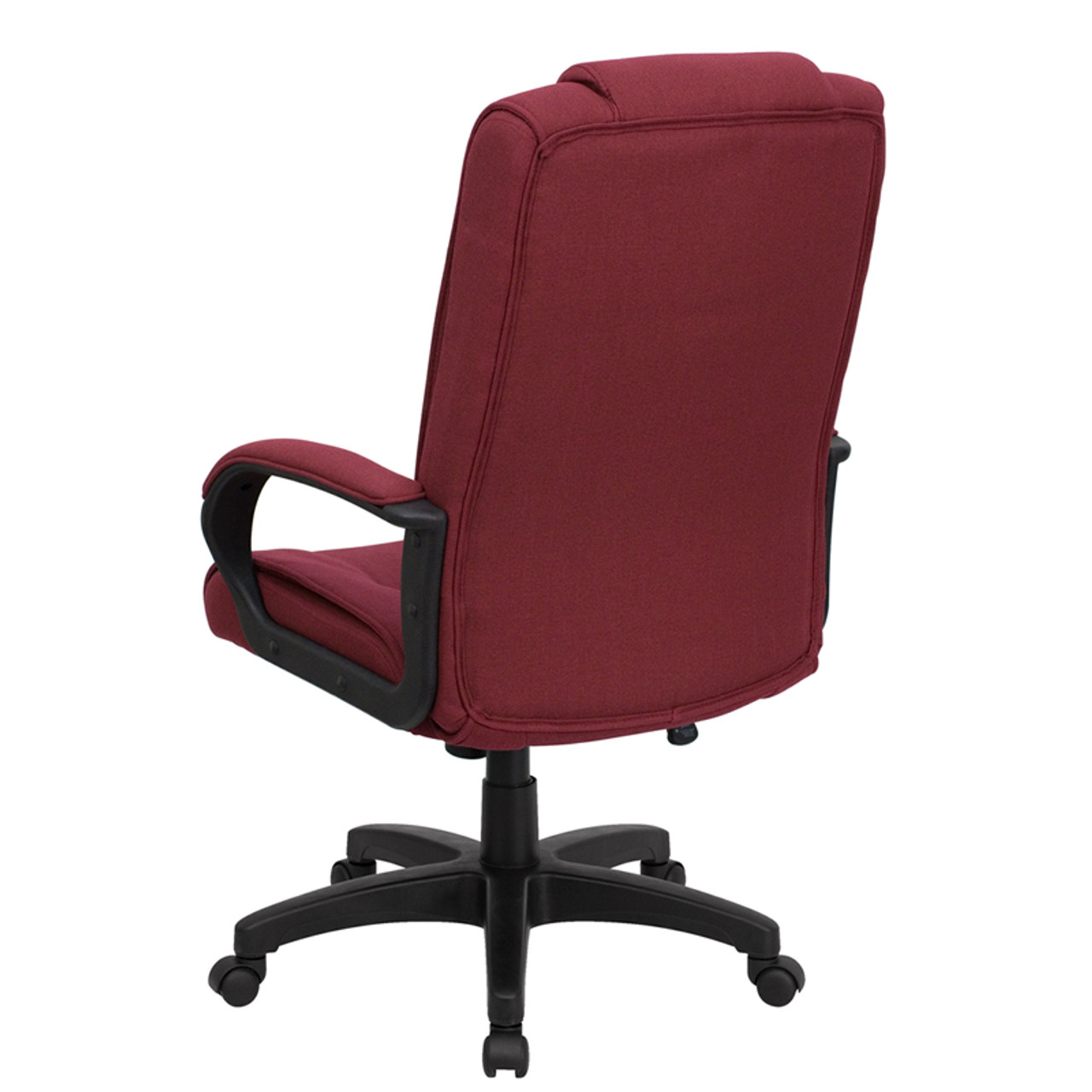 High Back Burgundy Fabric Executive Office Chair , #FF-0281-14