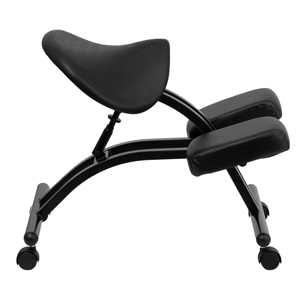 Ergonomic Kneeling Chair with Black Saddle Seat , #FF-0430-14