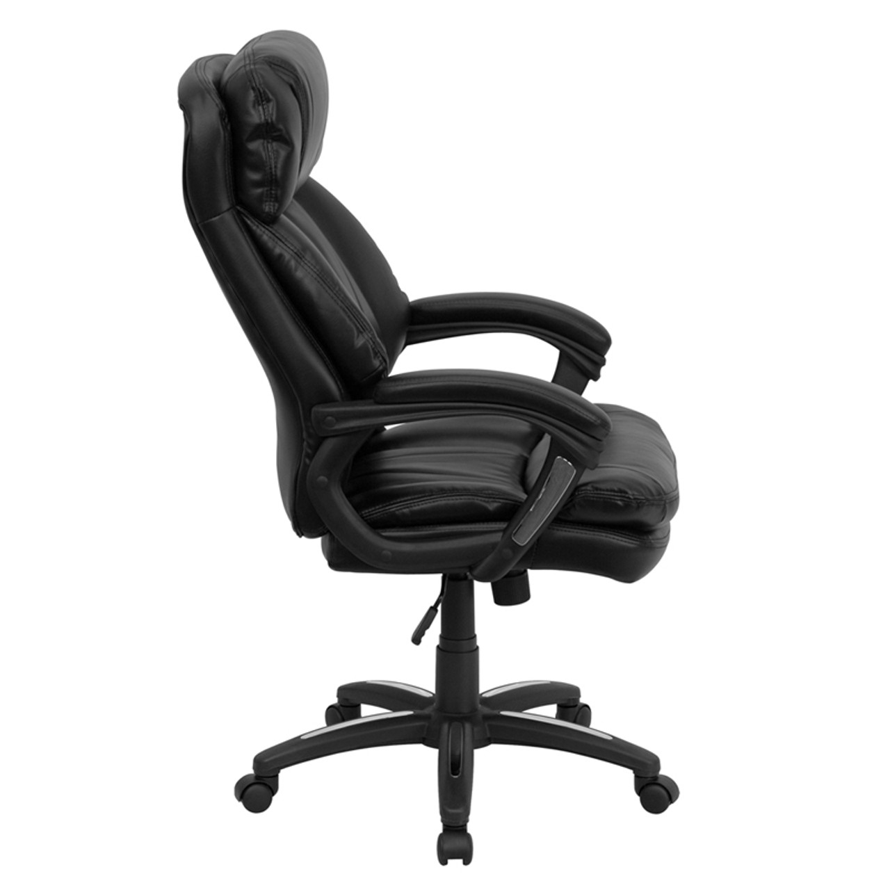 High Back Black Leather Executive Office Chair , #FF-0182-14