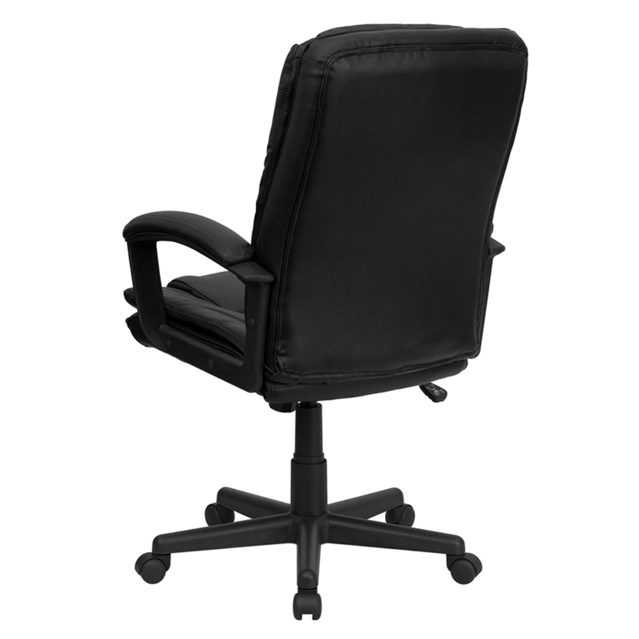 High Back Black Leather Executive Swivel Office Chair , #FF-0187-14