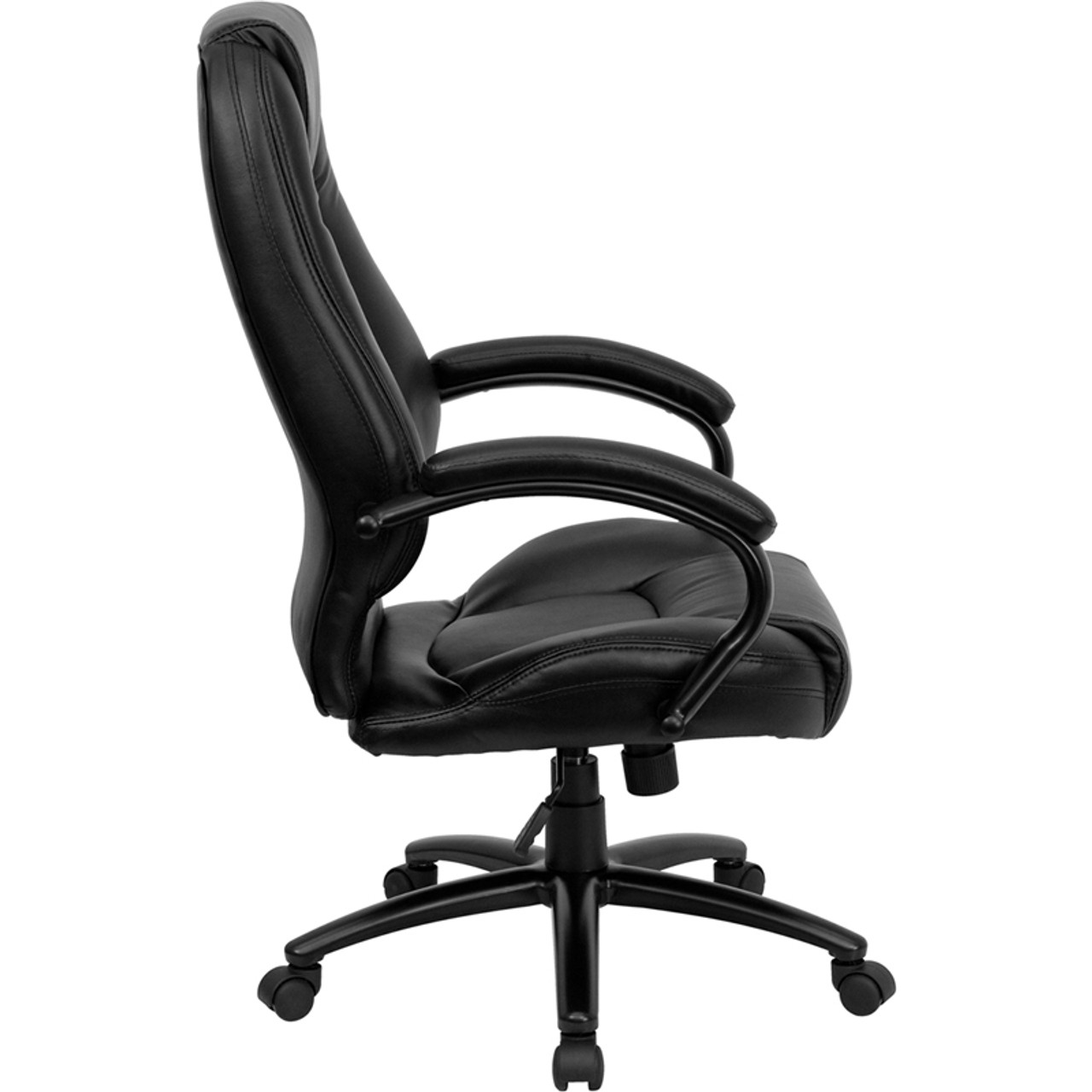 High Back Black Leather Executive Office Chair , #FF-0197-14