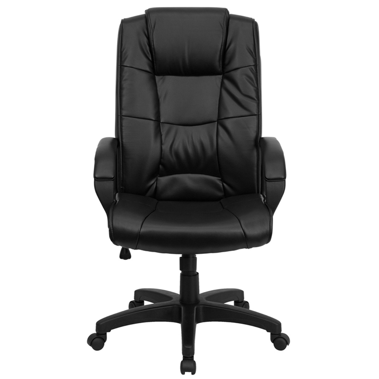 High Back Black Leather Executive Office Chair , #FF-0199-14