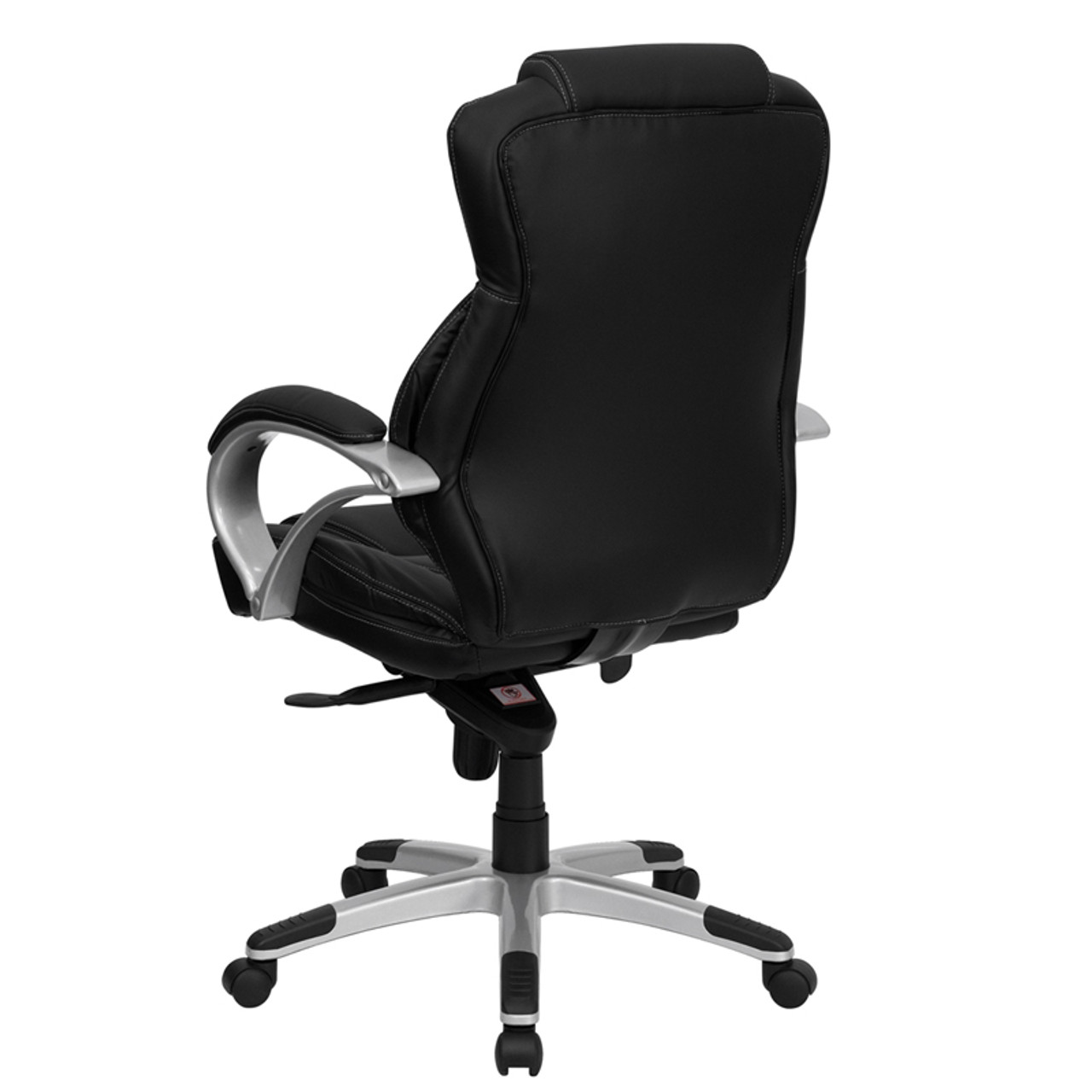 High Back Black Leather Contemporary Office Chair , #FF-0207-14