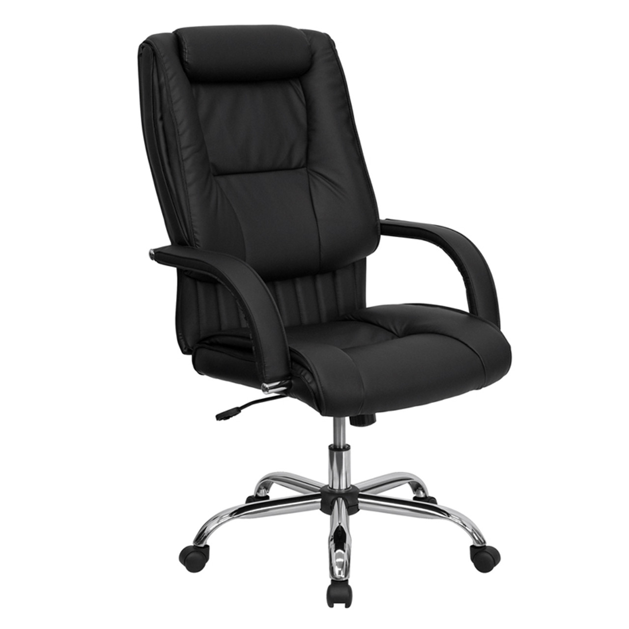 High Back Black Leather Executive Office Chair , #FF-0217-14