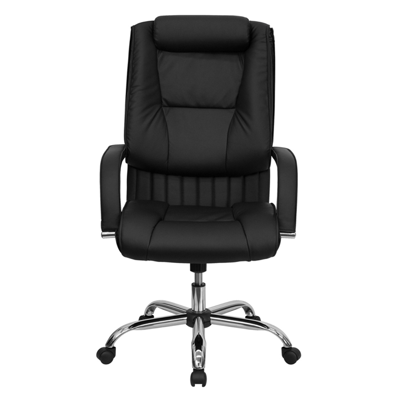 High Back Black Leather Executive Office Chair , #FF-0217-14