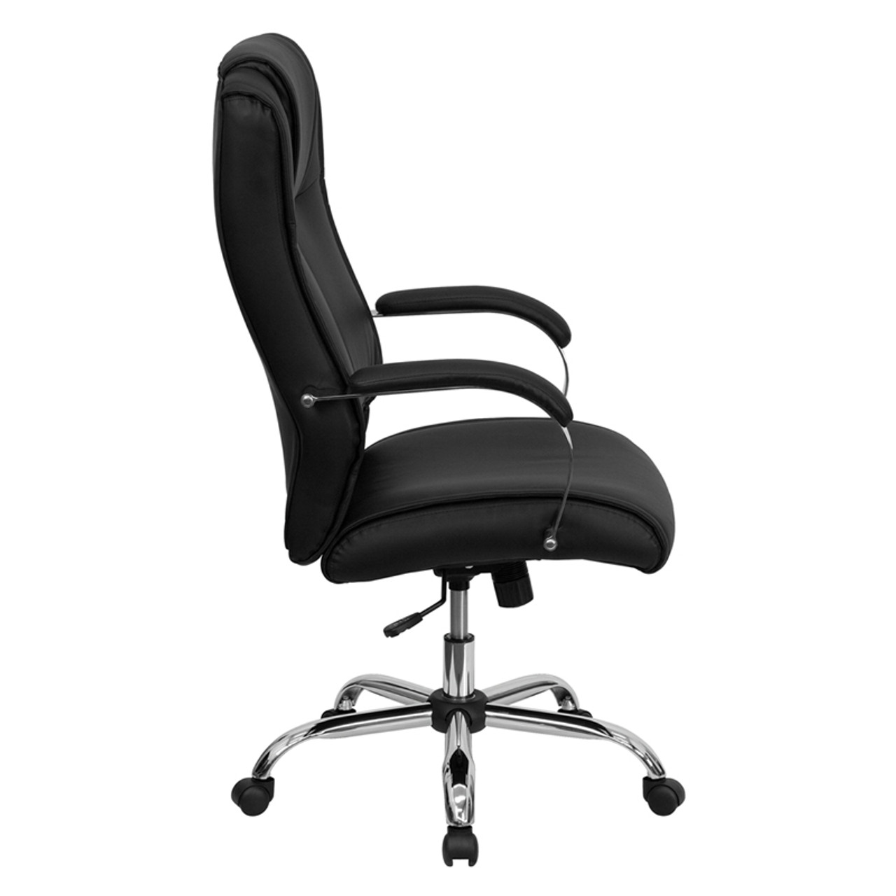 High Back Black Leather Executive Office Chair , #FF-0219-14