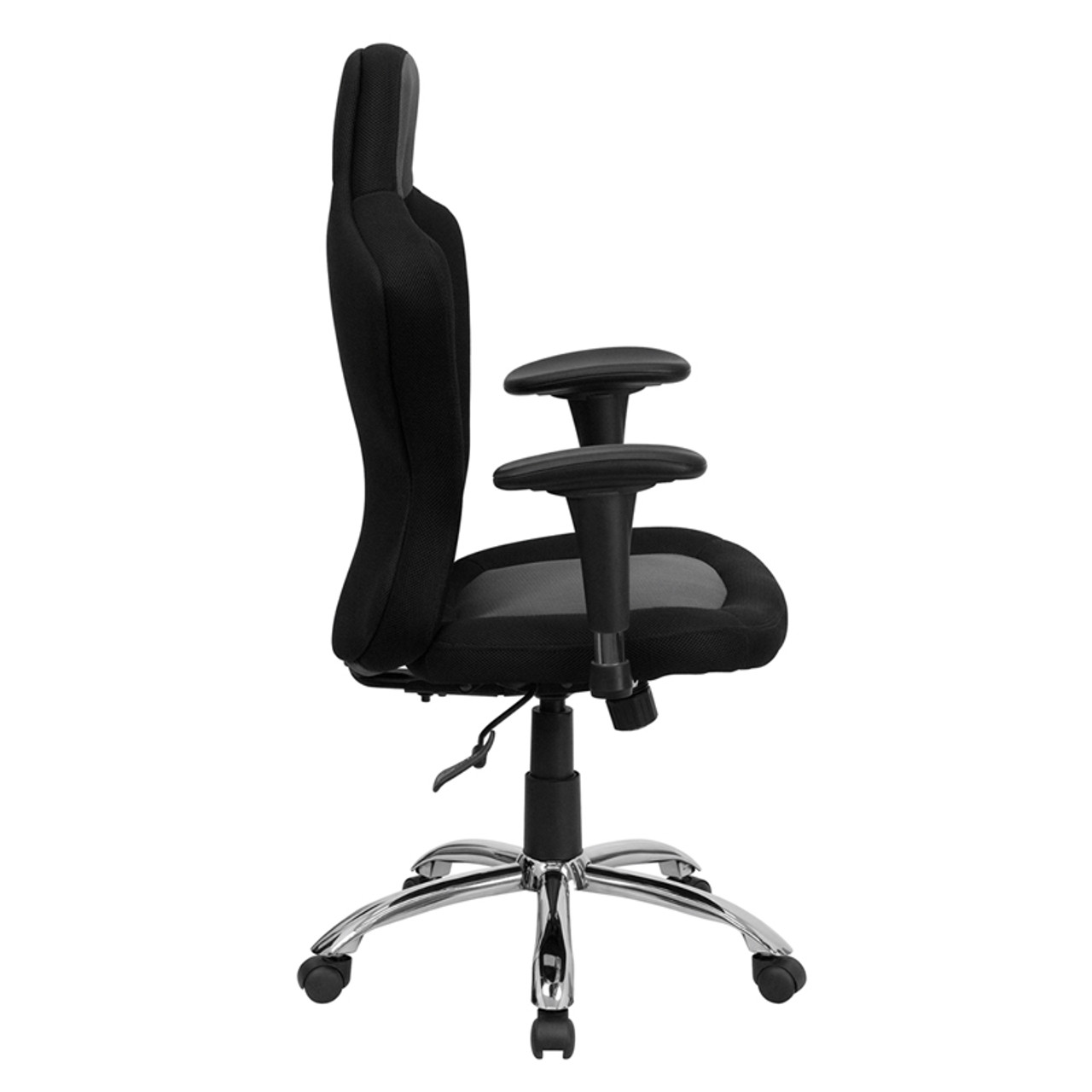 white bucket office chair