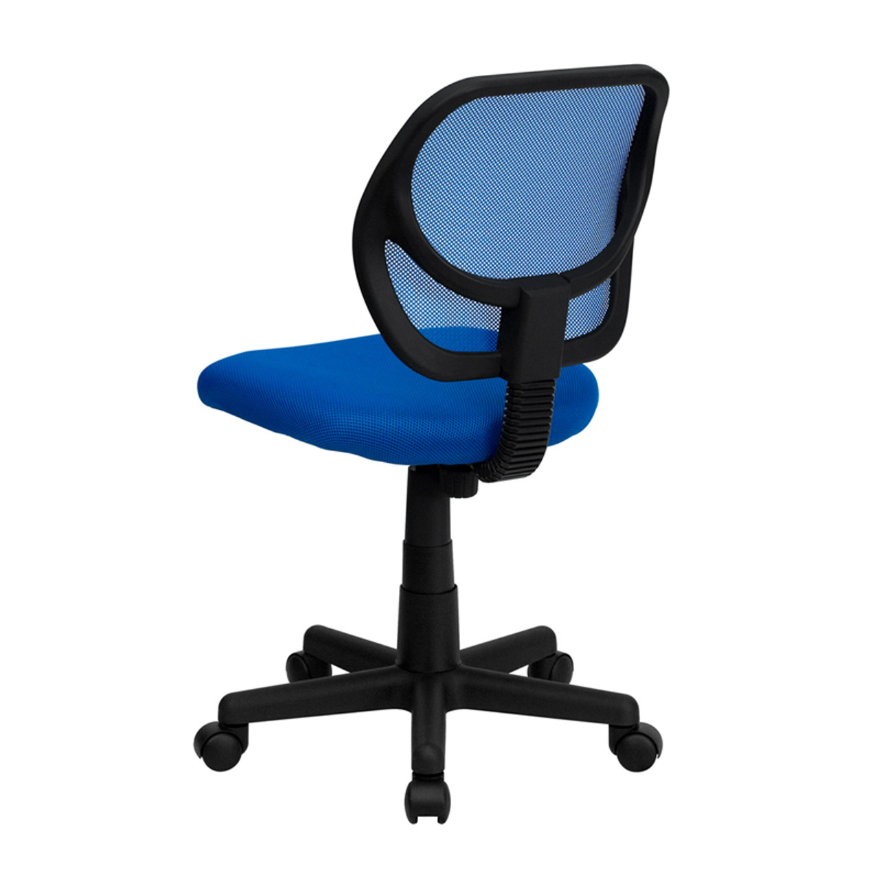 Mid-Back Blue Mesh Task Chair and Computer Chair , #FF-0041-14