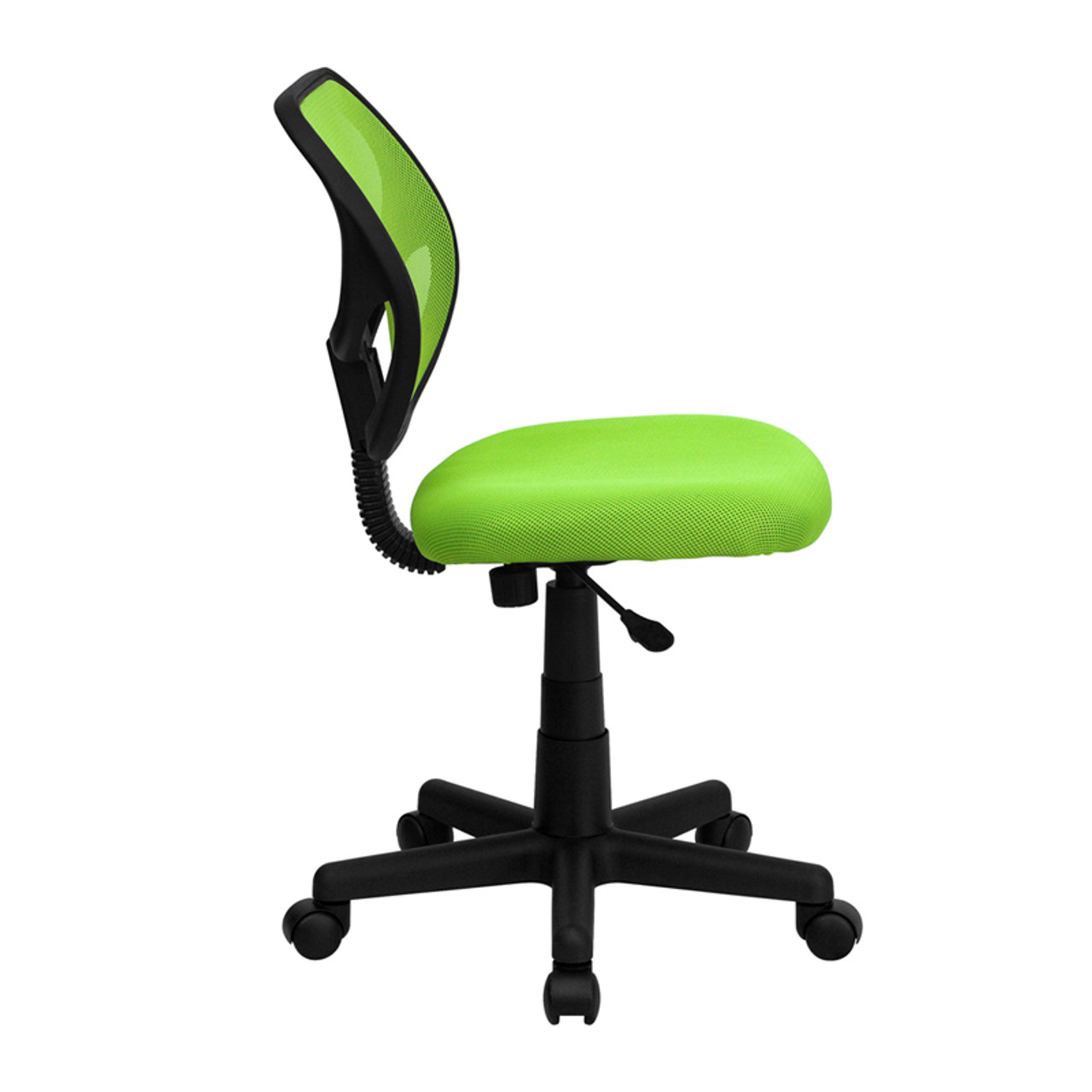 Mid-Back Green Mesh Task Chair and Computer Chair , #FF-0043-14