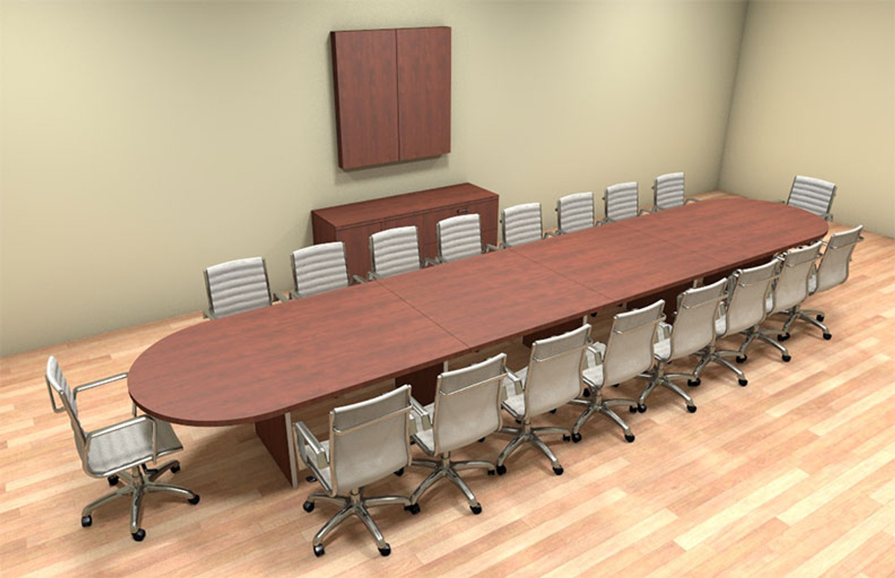 Modern Racetrack 20' Feet Conference Table, #CH-AMB-C5