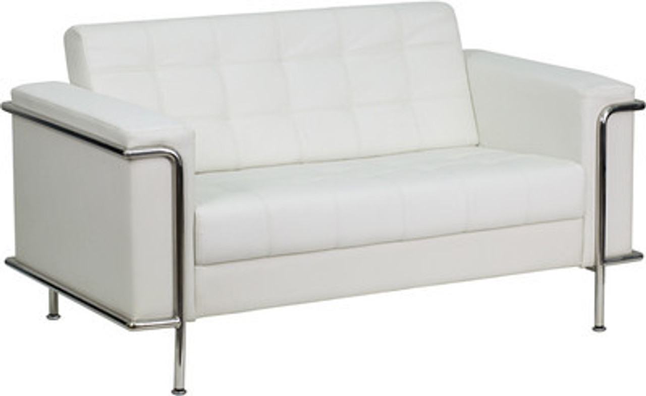 1pc Modern Leather Office Reception Loveseat, FF-0446-12