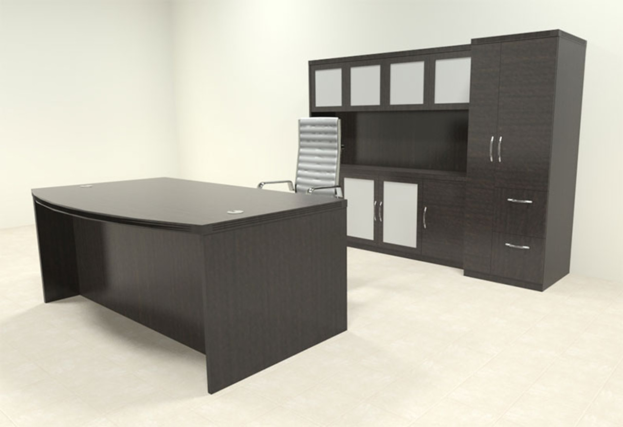 5pc Modern Contemporary Executive Office Desk Set, #RO-ABD-D15