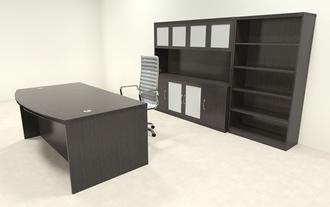 5pc Modern Contemporary Executive Office Desk Set, #RO-ABD-D18