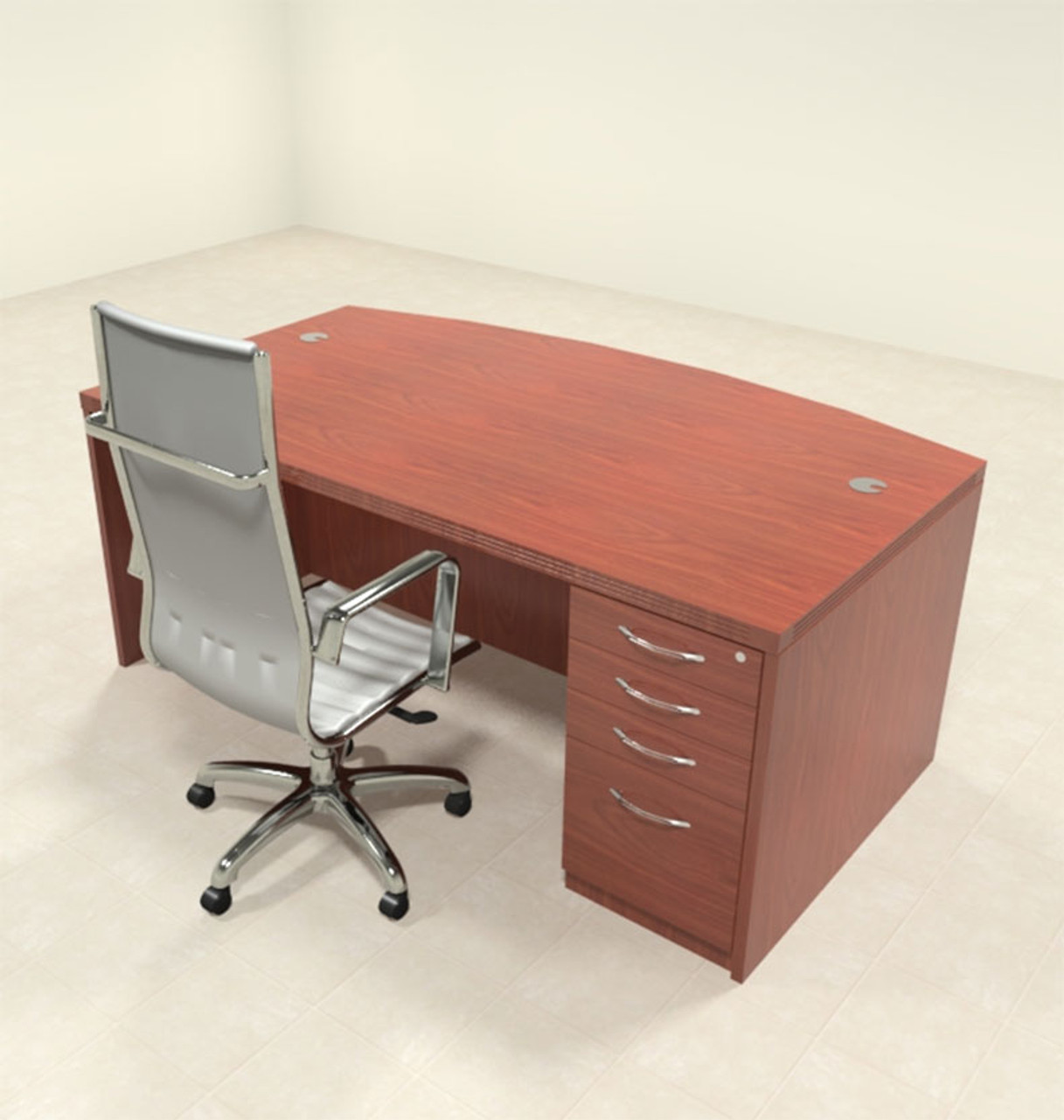 2pc Modern Contemporary Executive Office Desk Set, #RO-ABD-D5