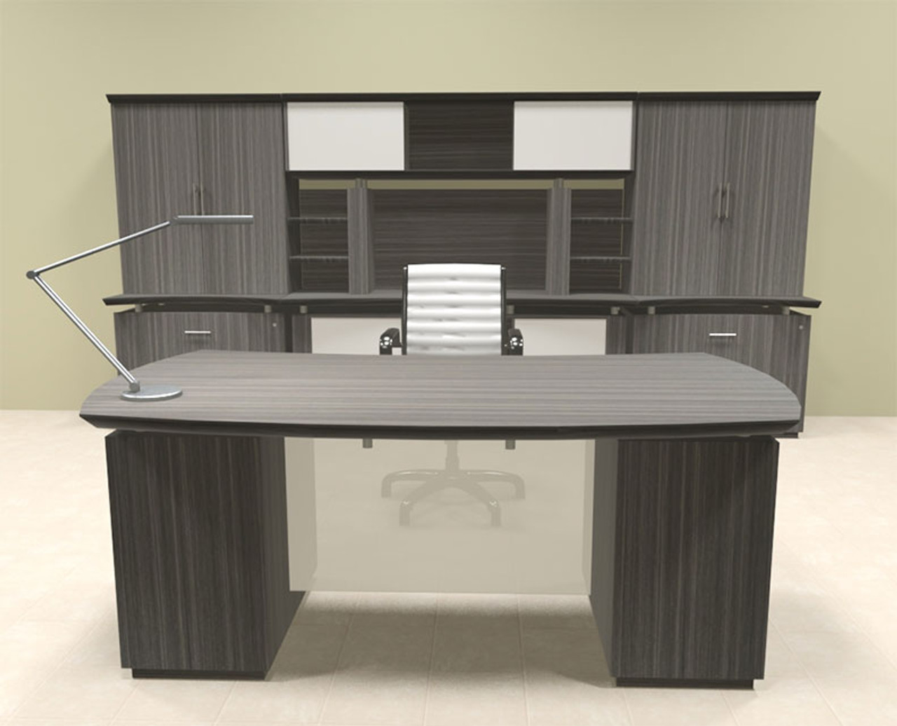 7pc Modern Contemporary Executive Office Desk Set, #MT-STE-D10