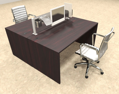 Two Person Modern Aluminum Organizer Divider Office Workstation, #OT-SUL-FPW3