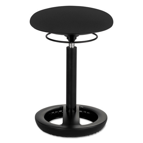 Twixt Desk Height Ergonomic Stool, 22 1/2" High, Black Vinyl, #SF-1889-BV