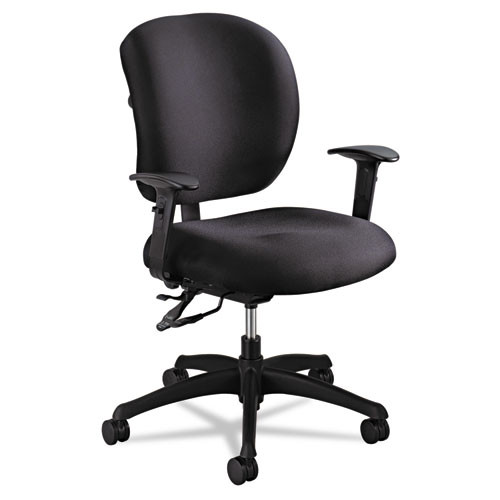 Alday Series Intensive Use Chair, 100% Polyester Back/100% Polyester Seat, Black, #SF-2280-BL