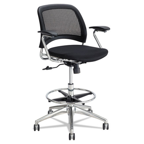 Reve Series Mesh Extended-Height Chair, Black, #SF-5709-BL