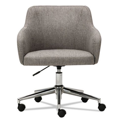 Captain Series Mid-Back Chair, Gray Tweed, #AL-1077