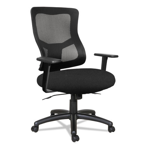 Elusion Ii Series Mesh Mid-Back Synchro With Seat Slide Chair, Black, #AL-1096