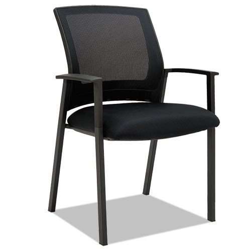 Alera Es Series Mesh Stack Chairs, Black, 2 Per Carton, #AL-1236