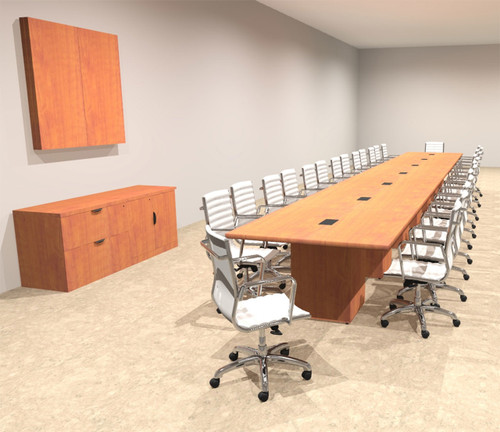 Modern Rectangular Top Cube Leg 28' Feet Conference Table, #OF-CON-CS43 Modern Rectangular Top Cube Leg 28' Feet Conference Table, #OF-CON-CS43