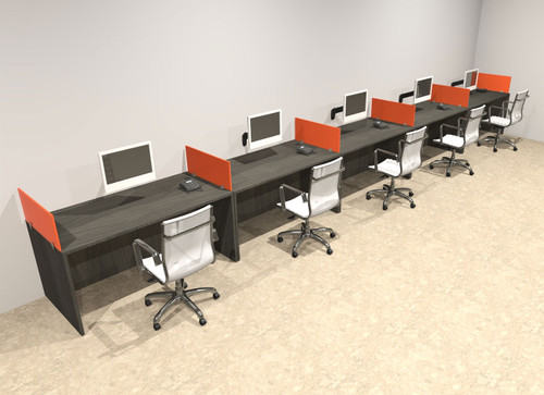 Five Person Modern Divider Office Workstation Desk Set, #OT-SUL-SPO68