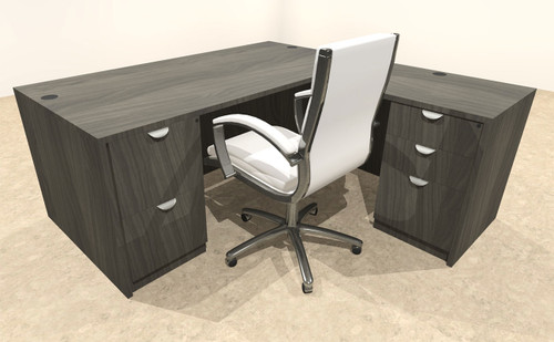 4pc L Shape Modern Executive Office Desk, #OT-SUL-L50