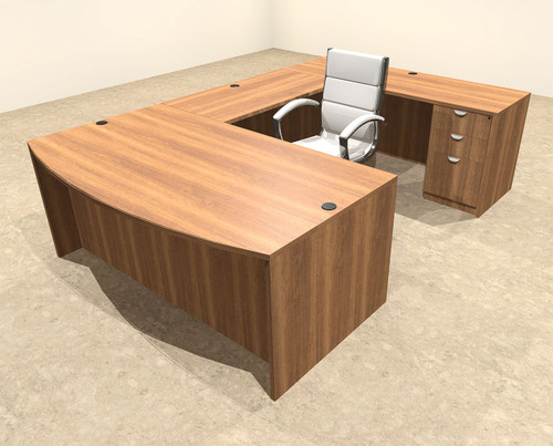 4pc U Shape Modern Executive Office Desk, #OT-SUL-U1