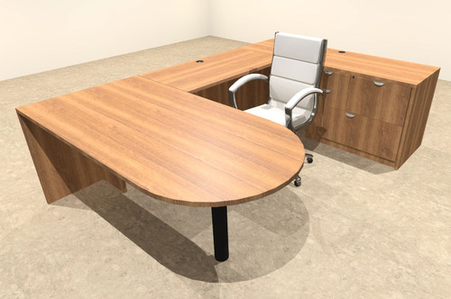 4pc U Shape Modern Executive Office Desk, #OT-SUL-U9