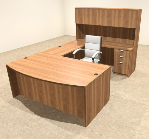 5pc U Shape Modern Executive Office Desk, #OT-SUL-U13