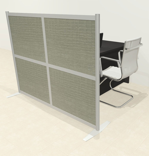 One Loft Modern Office Home Aluminum Frame Partition / Divider / Sneeze Guard, #UT-ALU-P10