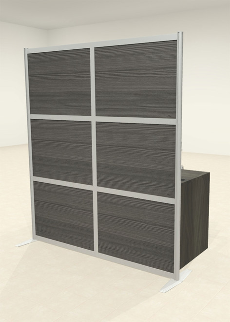 One Loft Modern Office Home Aluminum Frame Partition / Divider / Sneeze Guard, #UT-ALU-P24