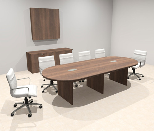 Modern Racetrack 10' Feet Conference Table, #OF-CON-CR4