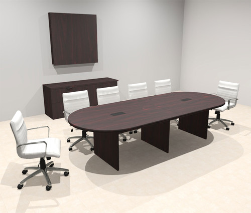 Modern Racetrack 10' Feet Conference Table, #OF-CON-CR6