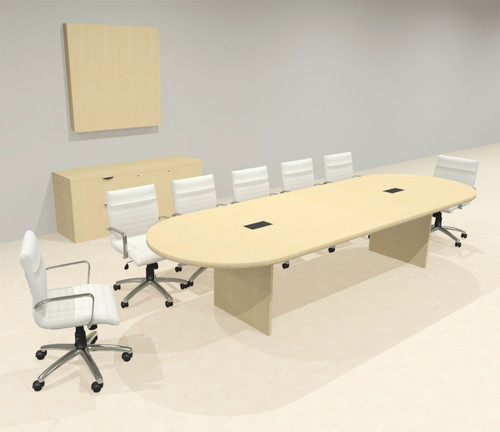 Modern Racetrack 12' Feet Conference Table, #OF-CON-CR10