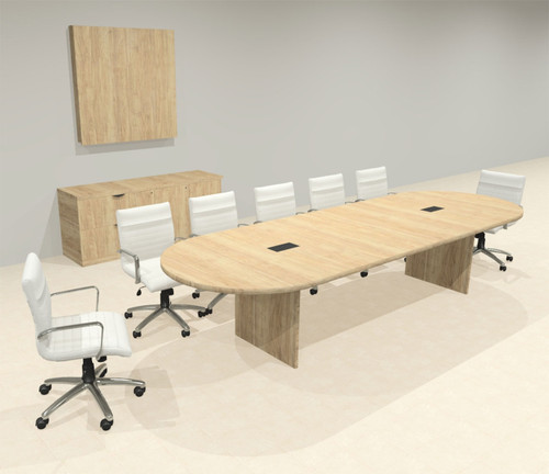 Modern Racetrack 12' Feet Conference Table, #OF-CON-CR11