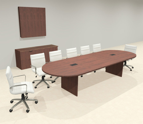 Modern Racetrack 12' Feet Conference Table, #OF-CON-CR13