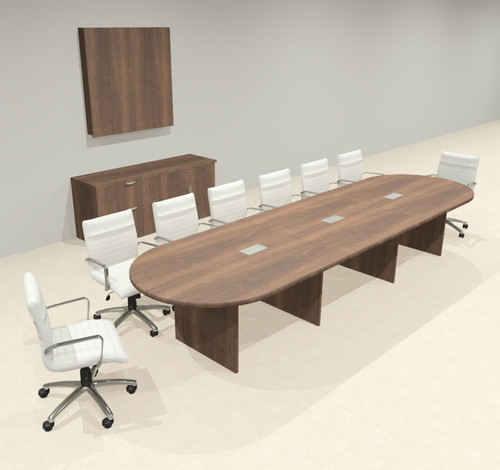 Modern Racetrack 14' Feet Conference Table, #OF-CON-CR20